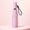 Parapluie pliant compact, couleur rose – UMBRALITE Voir les images du produit 4