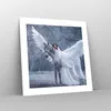 Poster - Poster ohne Rahmen - Frau Pferd Natur - 40x40 cm - Produktbild-Vorschau 7