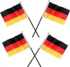 DIV 76508 - Stabflagge Deutschland - Plastikstab 16 x 10 cm Produktbild-Vorschau 1