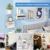 6 Stück Unsichtbares Bücherregal, Schwebendes Bücherregal Produktbild-Vorschau 4