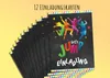 Friendly Fox 12 Jump Party Einladung, A6 Trampolin Produktbild-Vorschau 2