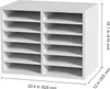 VEVOR vassoio porta lettere 520 x 305 x 410 mm, 2,3-5,6 cm Anteprima dell’immagine prodotto 10