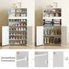 Armoire de rangement Mondeer en PP, armoire à chaussures à Voir les images du produit 5