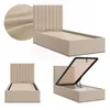 Polsterbett POLLA 90x200 mit Bettkasten und hochklappbarem Produktbild-Vorschau 1