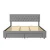 Letto imbottito con boxspring, dimensioni 160x200 cm, con Anteprima dell’immagine prodotto 10