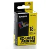 Casio XR-18YW1 - Selbstklebend - Schwarz auf Gelb - Rolle Produktbild-Vorschau 6
