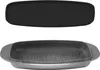 A black lid and a gray roasting pan with a speckled interior are shown against a white background. Anteprima dell’immagine prodotto