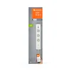 The image shows the packaging of a smart power strip with USB ports. Produktbild-Vorschau