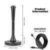 Digitale TV-Antenne mit Basis, Zimmerantenne, Innenbereich, Produktbild-Vorschau 2