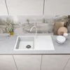Granitspüle 90x50 cm mit Siphon & Drehexzenter, für 45 cm Produktbild-Vorschau 4