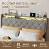 Łóżko platformowe INONEFT, łóżko tapicerowane 160x200 z Podgląd zdjęcia produktu 4