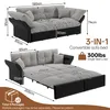 okwish Schlafsofa Loungesofa mit Tufting und 2 weichen Produktbild-Vorschau 6