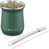 Navaris Yerba Mate Becher Set aus Edelstahl - 300ml Tee Produktbild-Vorschau 1