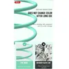 A marketing image showcasing a coiled cable with text highlighting its features and comparing it to inferior alternatives. Produktbild-Vorschau