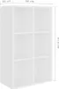 vidaXL Bibliothèque/Sideboard Blanc 66x30x98 cm Bois Voir les images du produit 14