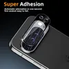 A close-up marketing image of a phone camera lens protector on a phone. Produktbild-Vorschau