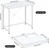 Schreibtisch Klappbar 80cm,Kleiner Computertisch Produktbild-Vorschau 6