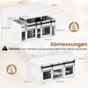 Stolik kawowy COSTWAY z blatem, 105 cm Stolik w stylu Podgląd zdjęcia produktu 3