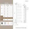 S'AFIELINA Elektrischer Handtuchheizkörper 1599 × 500 mm, Produktbild-Vorschau 7
