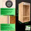 ITA Hochterrarium 60х120х60 cm mit Frontbelüftung & Produktbild-Vorschau 4