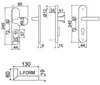 FELGNER Schutzbeschlag schwarz matt (Entfernung: 72 mm, Produktbild-Vorschau 6