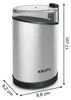Krups GX204D10, Mühle mit Schlagmesser, 85 g, Silber, Produktbild-Vorschau 2