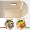 ZMH Lampada da soffitto a LED nera  23W piatta 23cm Anteprima dell’immagine prodotto 3