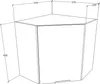 VCM Küchenschrank hängend | Maße ca. H. 60 x B. 57 x T. 57 Produktbild-Vorschau 7