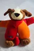 Spieluhr Hund rot-orange ca. 25 cm waschbar mit La Le Lu Produktbild-Vorschau 3
