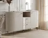 IDOHOME-Geriffelte Kommode SENTO 190 cm mit 3 Schubladen 2 Produktbild-Vorschau 1