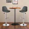 2er set Barhocker aus Kunstleder,Barstuhl Tresenhocker Produktbild-Vorschau 2