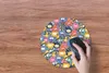 MuchoWow® Mauspad Mousepad Design - Lustig - Abstrakt - Rot Produktbild-Vorschau 3