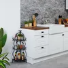 Relaxdays Eckregal Metall, 3 Ablagen, HBT: 82,5 x 30 x 30 Produktbild-Vorschau 2