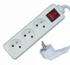 Prodlužovací kabel Solight, 3 zásuvky, bílý, vypínač, 3 m Náhled obrázku produktu 1