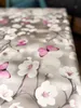 PVC Tischdecke KAYA grau rosa Blüten NEU Wachstuch Produktbild-Vorschau 3
