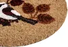 BELIANI Fußmatte Naturfarben Kokosfaser 45 x 75 cm Oval Produktbild-Vorschau 5