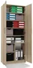 Büro Regal Zimmer Büro Tür Oliv 2D Sonoma Eiche Produktbild-Vorschau 2