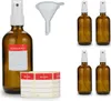 5 Braunglasflaschen 100 ml, G18, Fingerzerstäuber PP, Produktbild-Vorschau 1