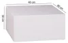 FineBuy Couchtisch MONOBLOC 60 x 60 x 30 cm Hochglanz MDF Produktbild-Vorschau 3