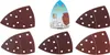 Schleifblatt-Satz für Multischleifer | 145 x 100 mm | K 40 Produktbild-Vorschau 1