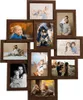 vidaXL Kolážový rámeček pro 10x(10x15 cm) fotografie Tmavě Náhled obrázku produktu 1