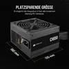 Corsair CX Series CX650, 650 W, 100 - 240 V, 47 - 63 Hz, 10 Produktbild-Vorschau 10