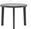 vidaXL Tavolo da giardino antracite 89 cm plastica Anteprima dell’immagine prodotto 7