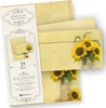 Schönes Briefpapier Set Sonnenblumen, 25 Sets, Hochwertiges Produktbild-Vorschau 1