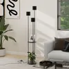 Puluomis Vloerlamp, 3-lichts, staande lamp, met voetpedaal, Productafbeelding-voorbeeld 3