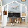 Letto a castello Flieks 90x200cm con scivolo e asse, letto Anteprima dell’immagine prodotto 3