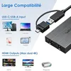 USB 3.1/USB-C zu Dual HDMI Adapter - DisplayLink Dual 4K Produktbild-Vorschau 4