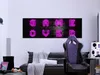 Vliesstoff Leinwandbild - Pink Neon (1 Part) Narrow 150x50 Produktbild-Vorschau 2