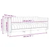The Living Store 2-tlg. Sofagarnitur Dunkelbraun Stoff Produktbild-Vorschau 8