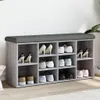 vidaXL Lavice na boty šedá Sonoma 102x32x50 cm Materiál na Náhled obrázku produktu 2